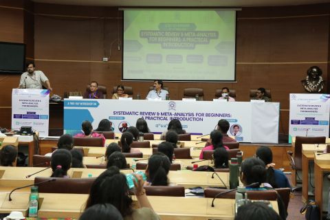 Dr. Sachit Anand delivering his concluding remarks and thanks note.